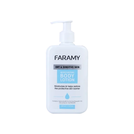 Body moisturizing lotion suitable for dry and sensitive skin